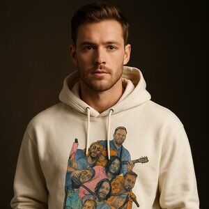 Zach Bryan “Quittin’ Time” Tour Graphic Hoodie - Size Medium